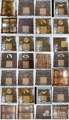 Нарды ручной работы резные