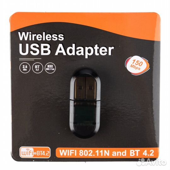 Адаптер USB Wi-Fi 802.11N + Bluetooth 4.2 dofa