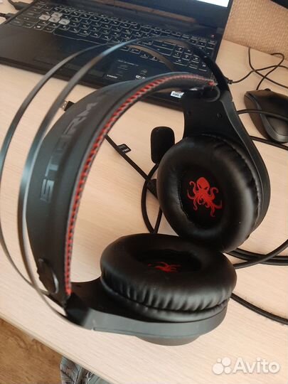 Проводные игровые наушники dexp storm pro