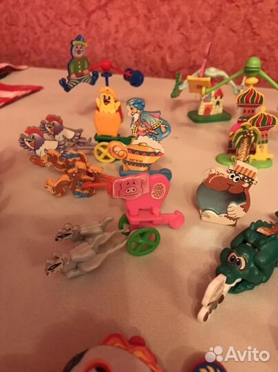 Редкие игрушки единички, сборка из киндера 90-х