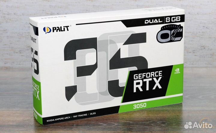 Видеокарта Palit RTX 3050 8gb (новая,чек,гарантия)