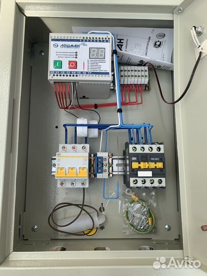 Управления насосами и защиты электродвигателя