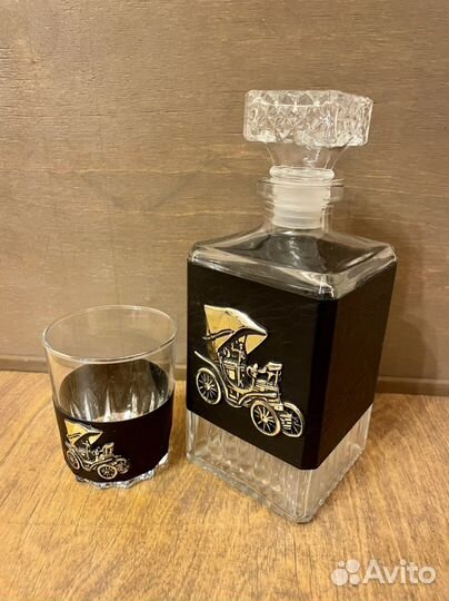 Штоф для виски, стопки Винтаж СССР