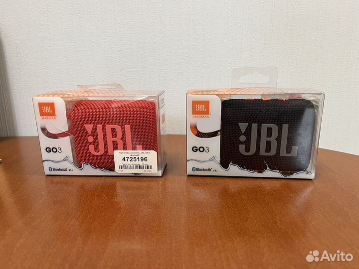 Колонки JBL GO3, оригинал, новые