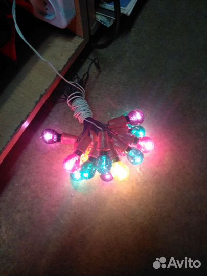 Елочная гирлянда СССР