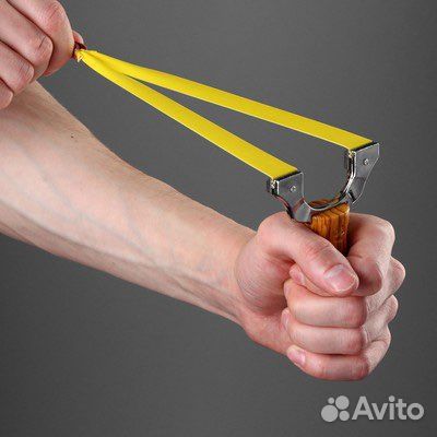 Мощная рогатка. Плоский жгут