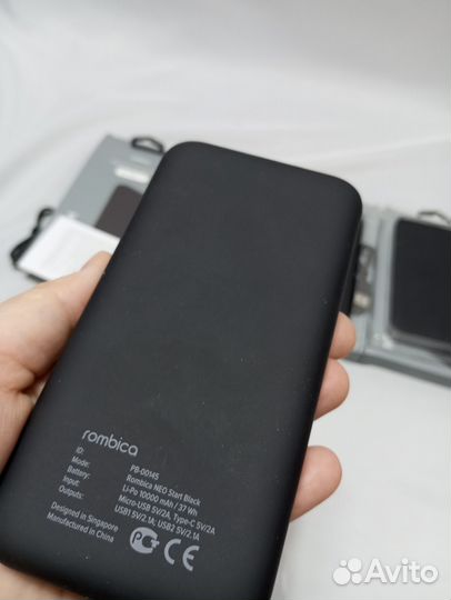 Powerbank 10000mah Rombica neo start black