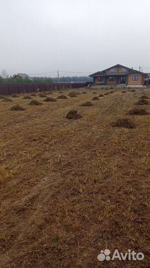 Планировка участка фрезой