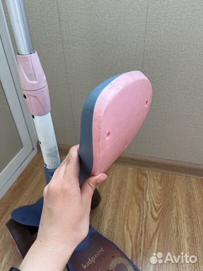 Самокат трехколесный с сидушкой