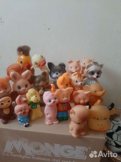 Коллекция резиновых игрушек СССР