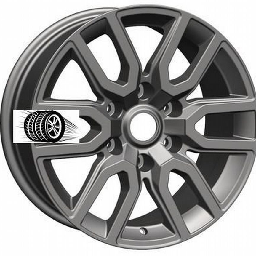 Литые диски Khomen Wheels 8×R17 6×139.7