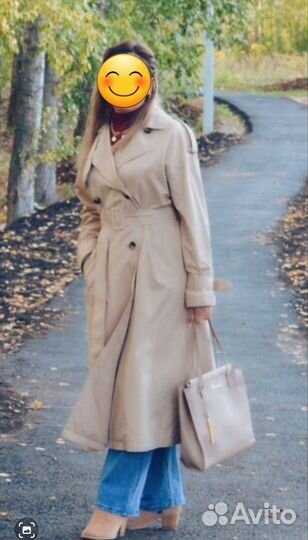 Плащ тренч befree оверсайз