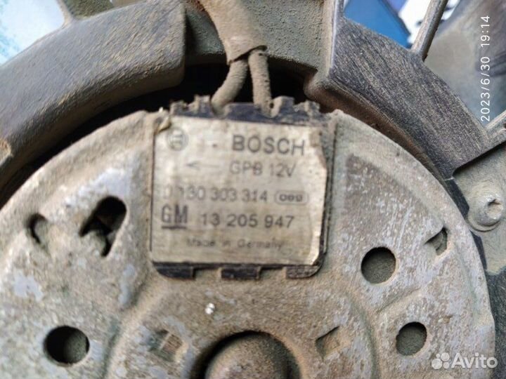 Вентилятор охлажд. радиатора Opel Zafira A05 05-15