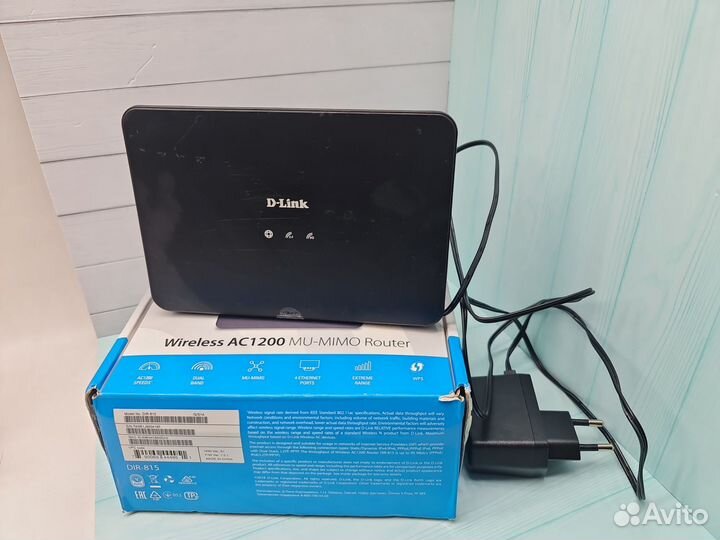 Wi-Fi роутер D-Link DIR-815/SRU/S1A, AC1200