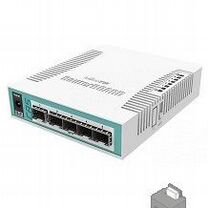 MikroTik CRS106-1C-5S Коммутатор L2 Cloud Router Switch with QCA8511 400MHz CPU, 128MB RAM, 1x Combo