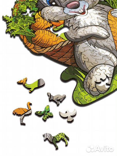 Деревянные пазлы 