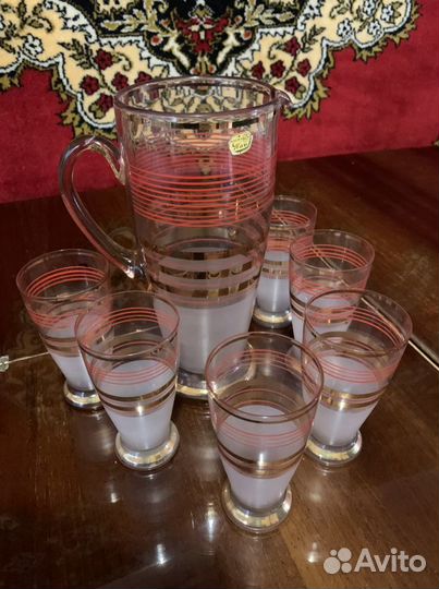 Кувшин со стаканами СССР