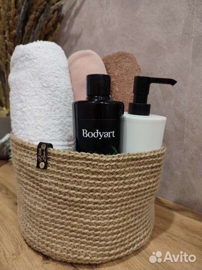 Корзинка из джута