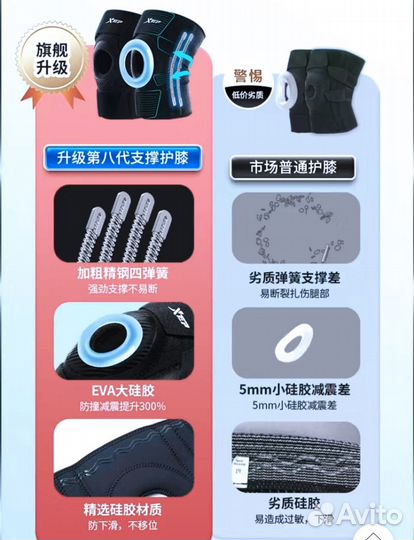 Наколенник ортопедический Ортез Бандаж на колено