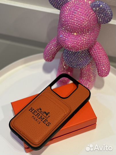 Чехол Hermes на iPhone 13 pro,14 pro,15 pro