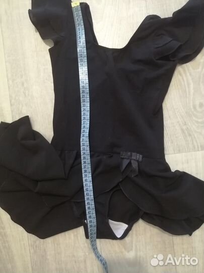 Купальник для танцев черный