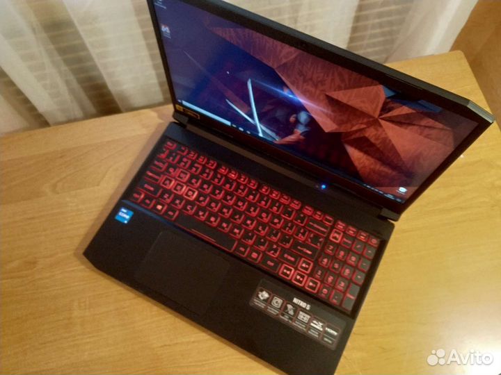 Свежий мощный игровой ноутбук Acer nitro / GTX3050
