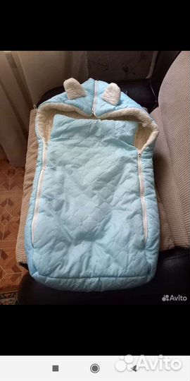 Зимний конверт в коляску