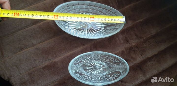 Хрустальная салатница СССР