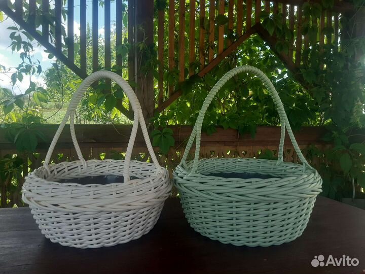 Корзина из ротанга