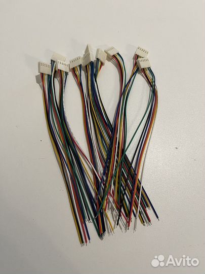 Разъем 6 pin плоский 20 см 10 шт, KF2510