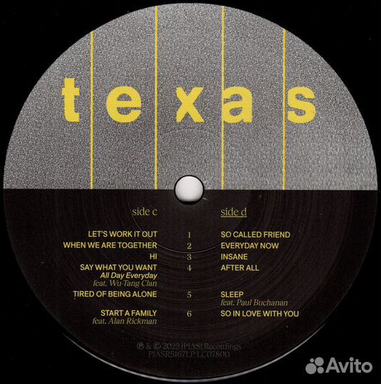 Texas - The Very Best Of 1989 - 2023 (piasr5167LP)