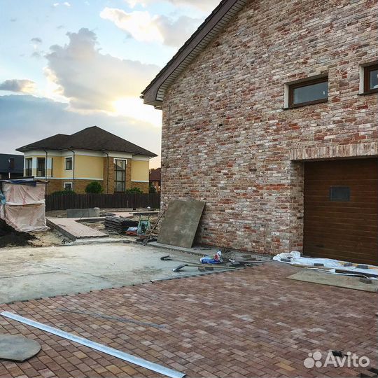 Царский старинный старый кирпич 19 века под loft