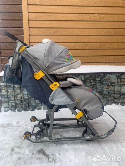 Санки коляска ника kids