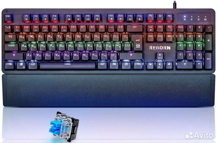 Defender reborn gk-165dl клавиатура игровая