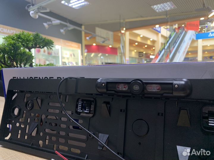 Номерная рамка с камерой заднего вида E077(новая)