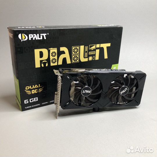 Видеокарта Palit PCI-E PA-GTX1660Ti dual 6G