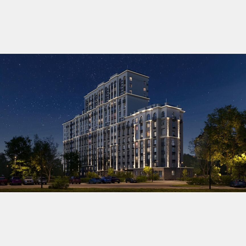 3-к. квартира, 70,9 м², 4/12 эт.