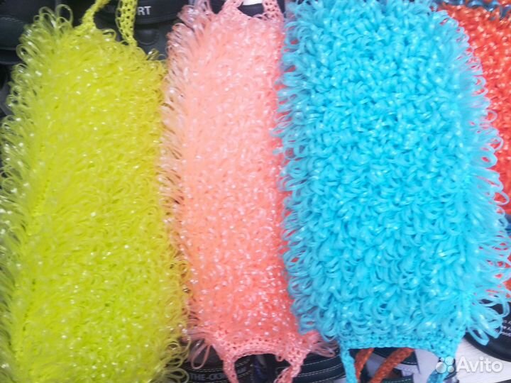 Мочалки вязаные