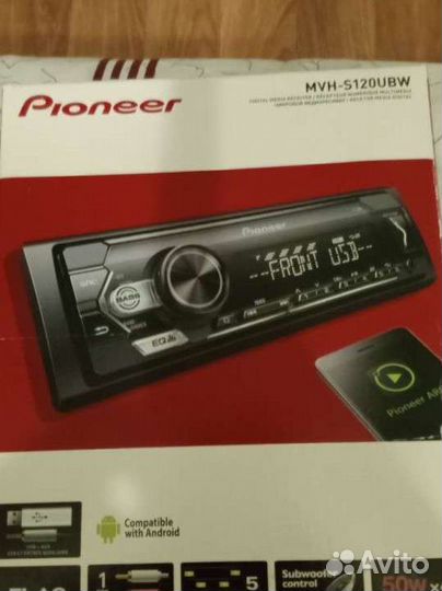 Автомагнитола pioneer мvh- S120UBW