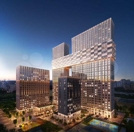 1-к. квартира, 40,6 м², 15/39 эт.