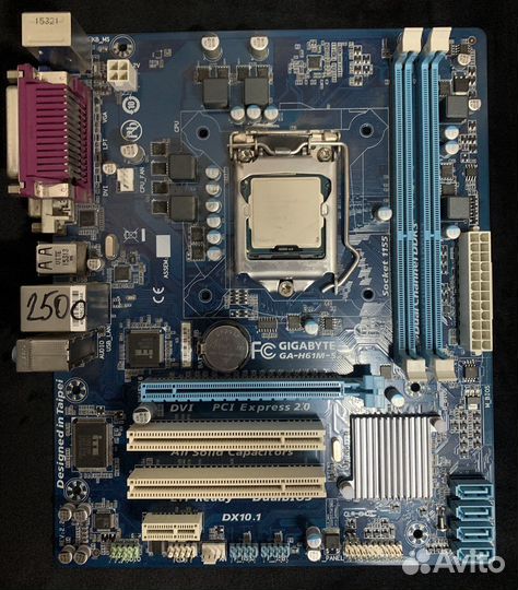 Материнская плата gigabyte GA-H61M-S2PV