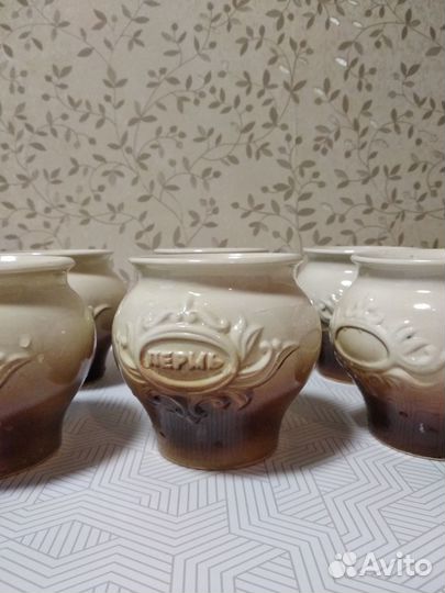 Горшок для запекания керамика СССР