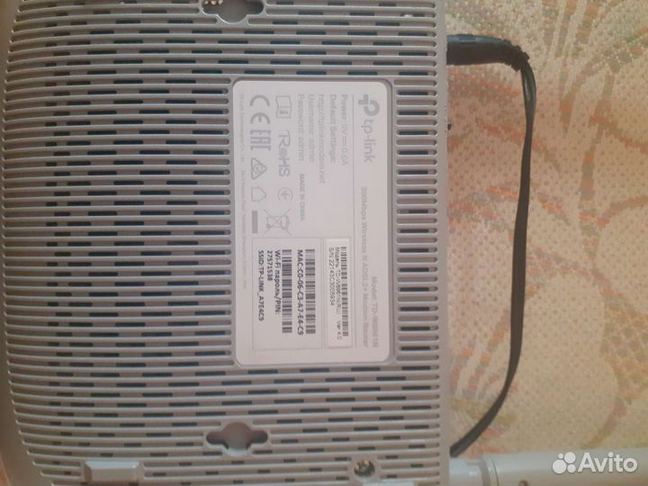 Wifi роутер adsl2+modem