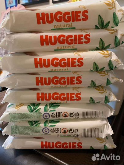 Салфетки влажные Huggies 8 упаковок