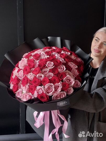 Розы 101 роза цветы и букеты с доставкой