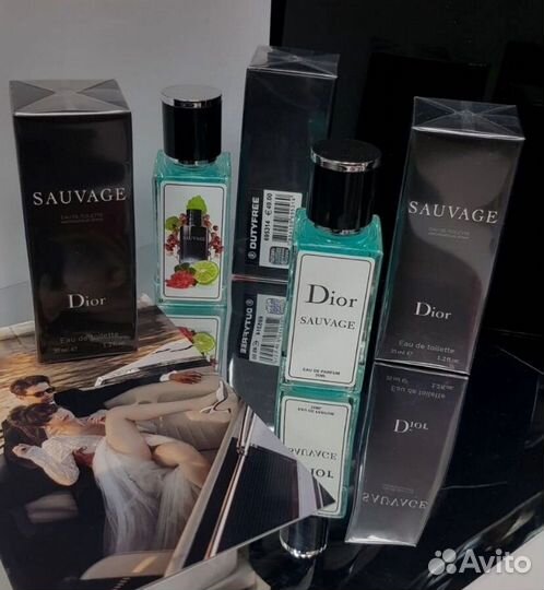 Тестер duty free Dior Sauvage 35 ml