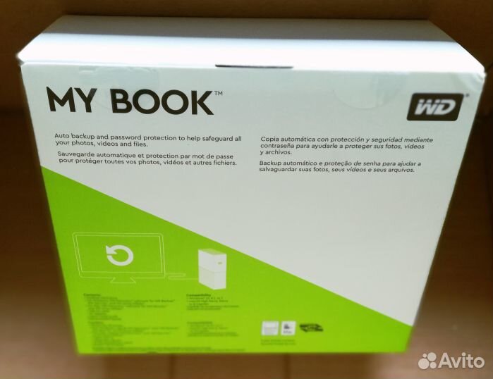 Жесткий диск 10 TB Western Digital My Book, новый