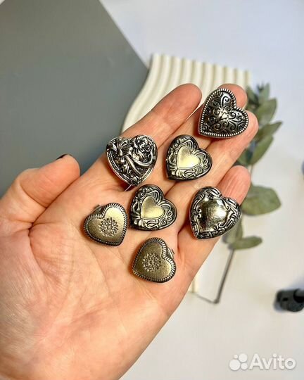 Винтажные накладки на пуговицы