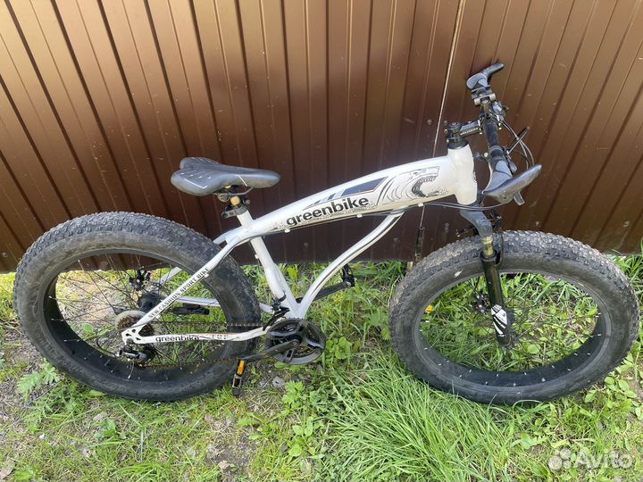 Велосипед фетбайк green bike 26 дюймов