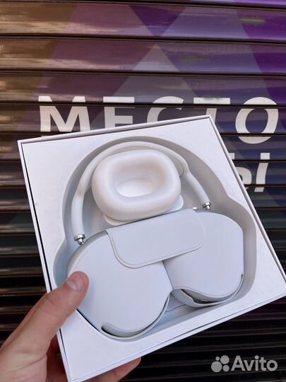 AirPods Max lux кaчествo,ростест, белые